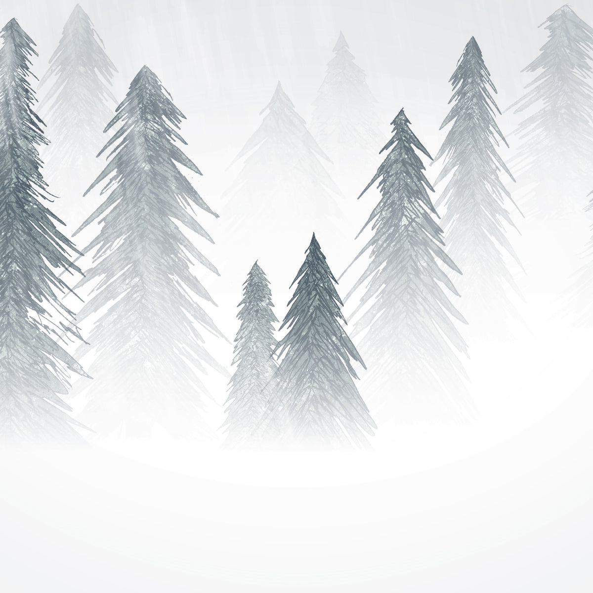 Snowing Forest