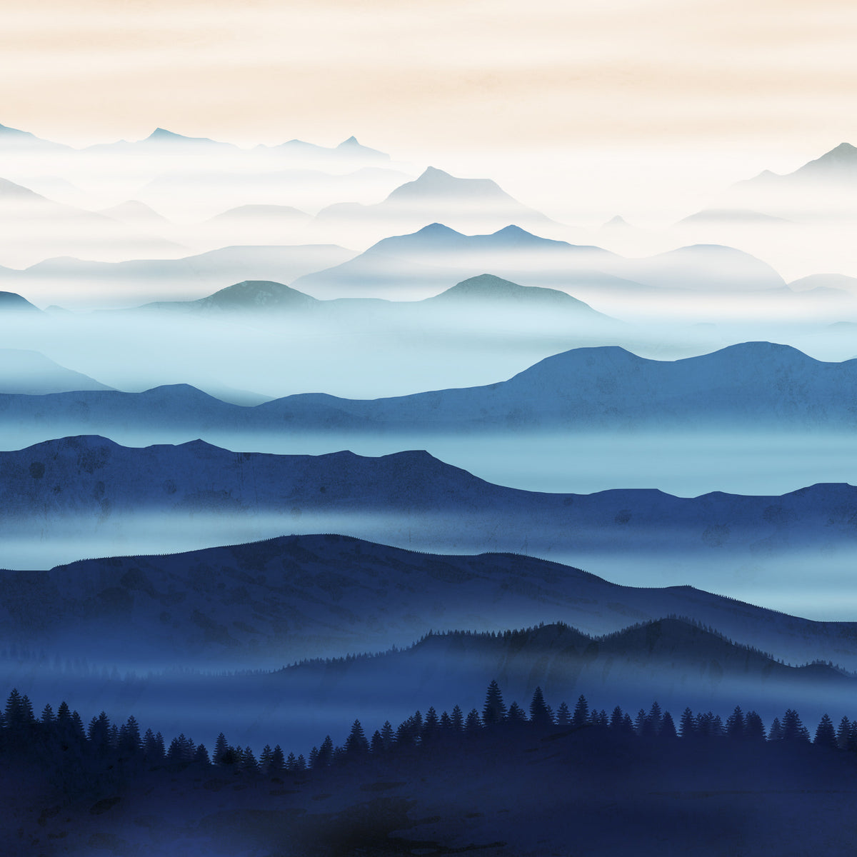 The blue valleys
