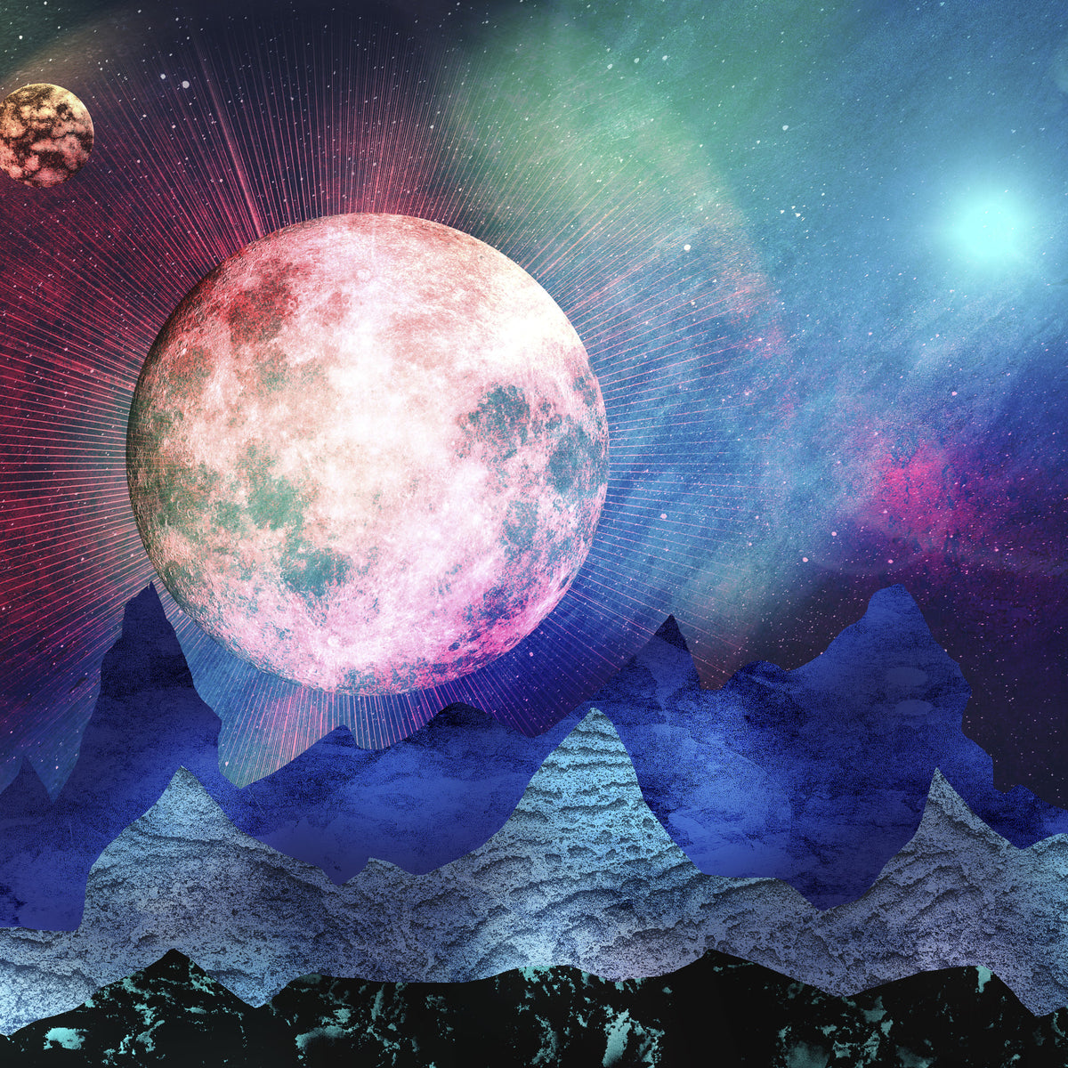 Lunar Eclipse over Blue Mountains