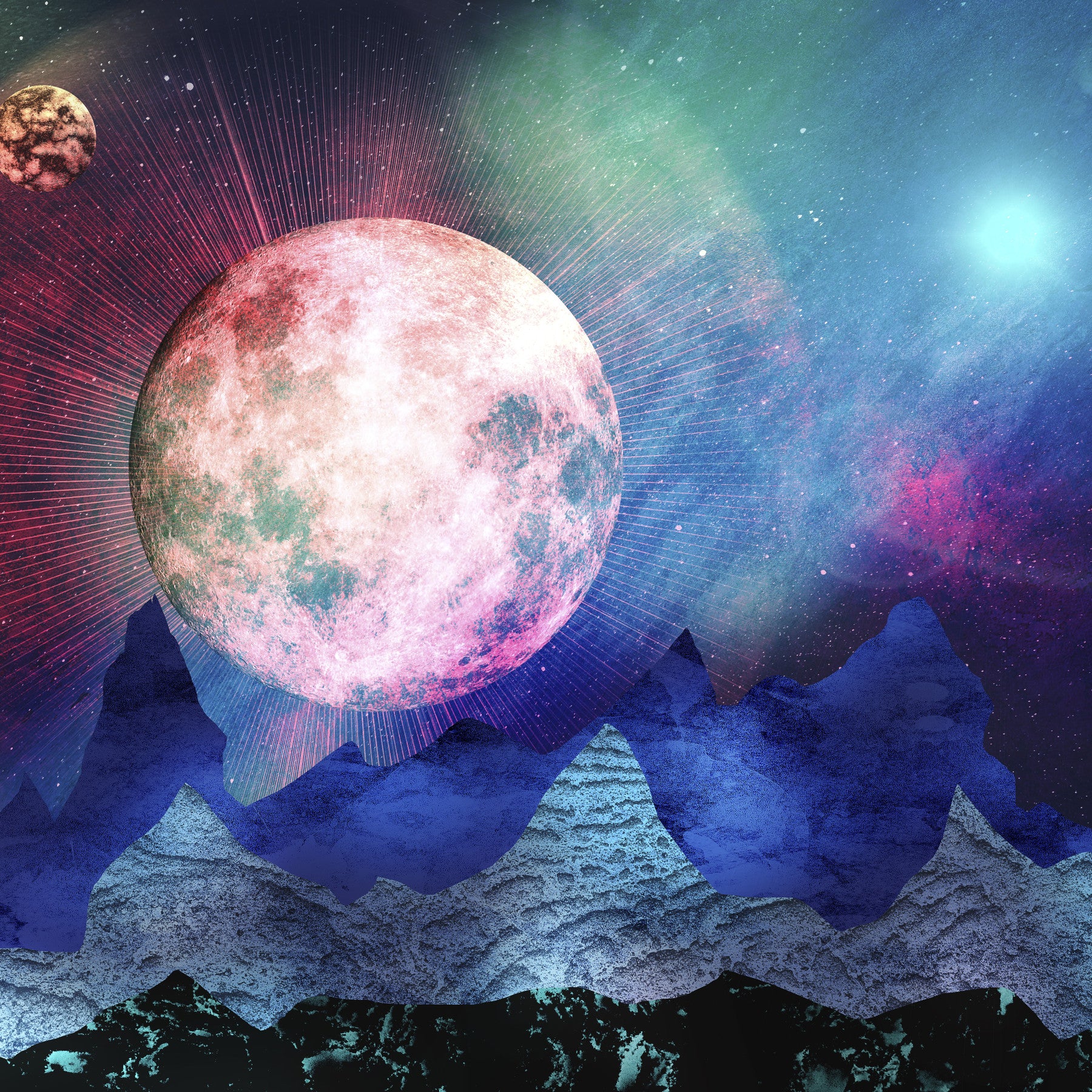 Lunar Eclipse over Blue Mountains