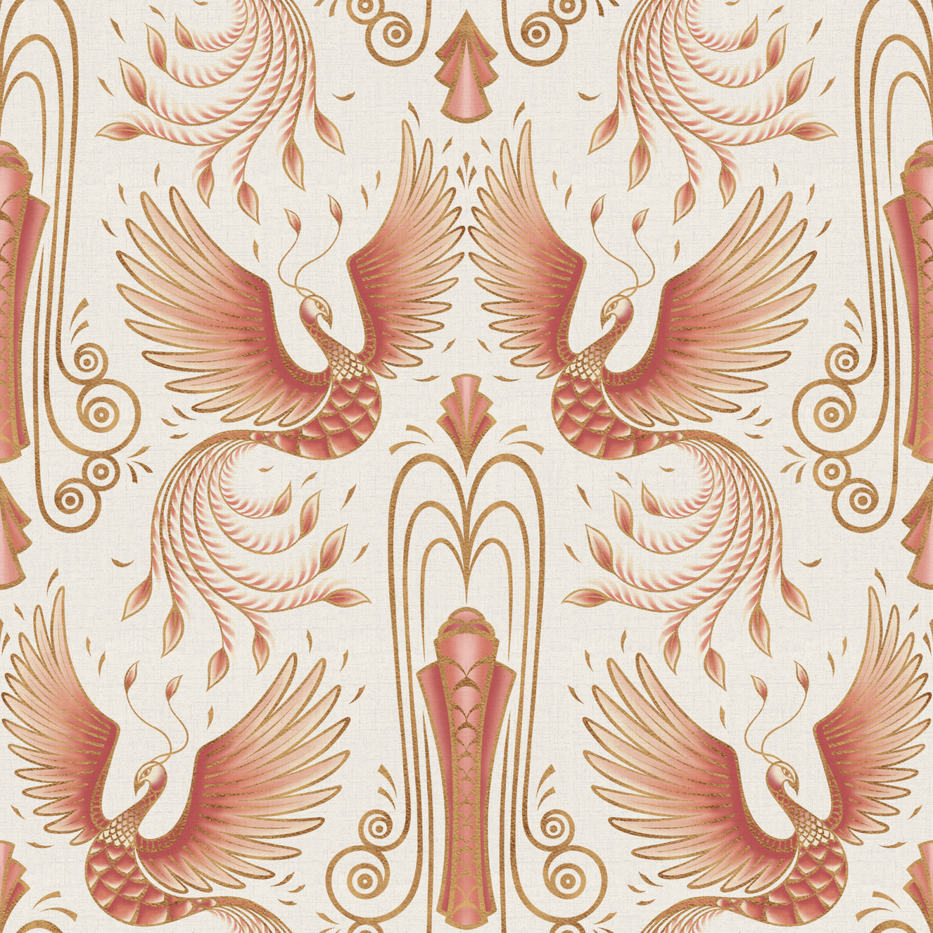 Rebirth of a Phoenix - Light Blush