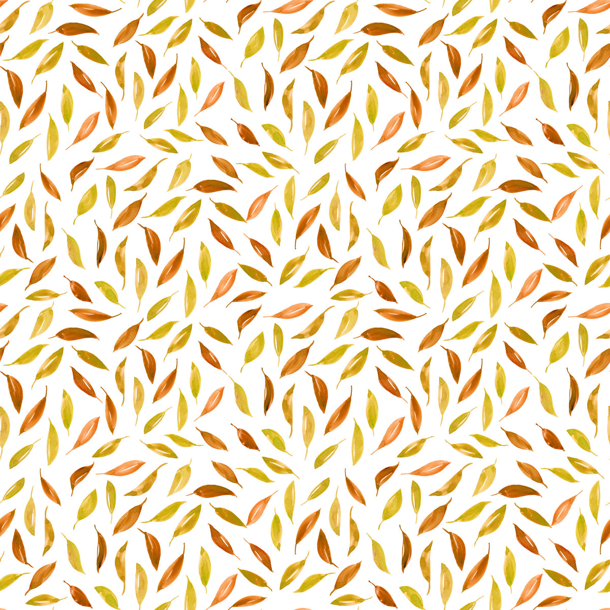 Fall scattered leaves in your room — zoomed