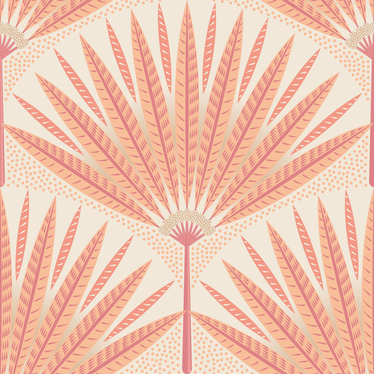 Sunset Palm Paradise in your room — zoomed