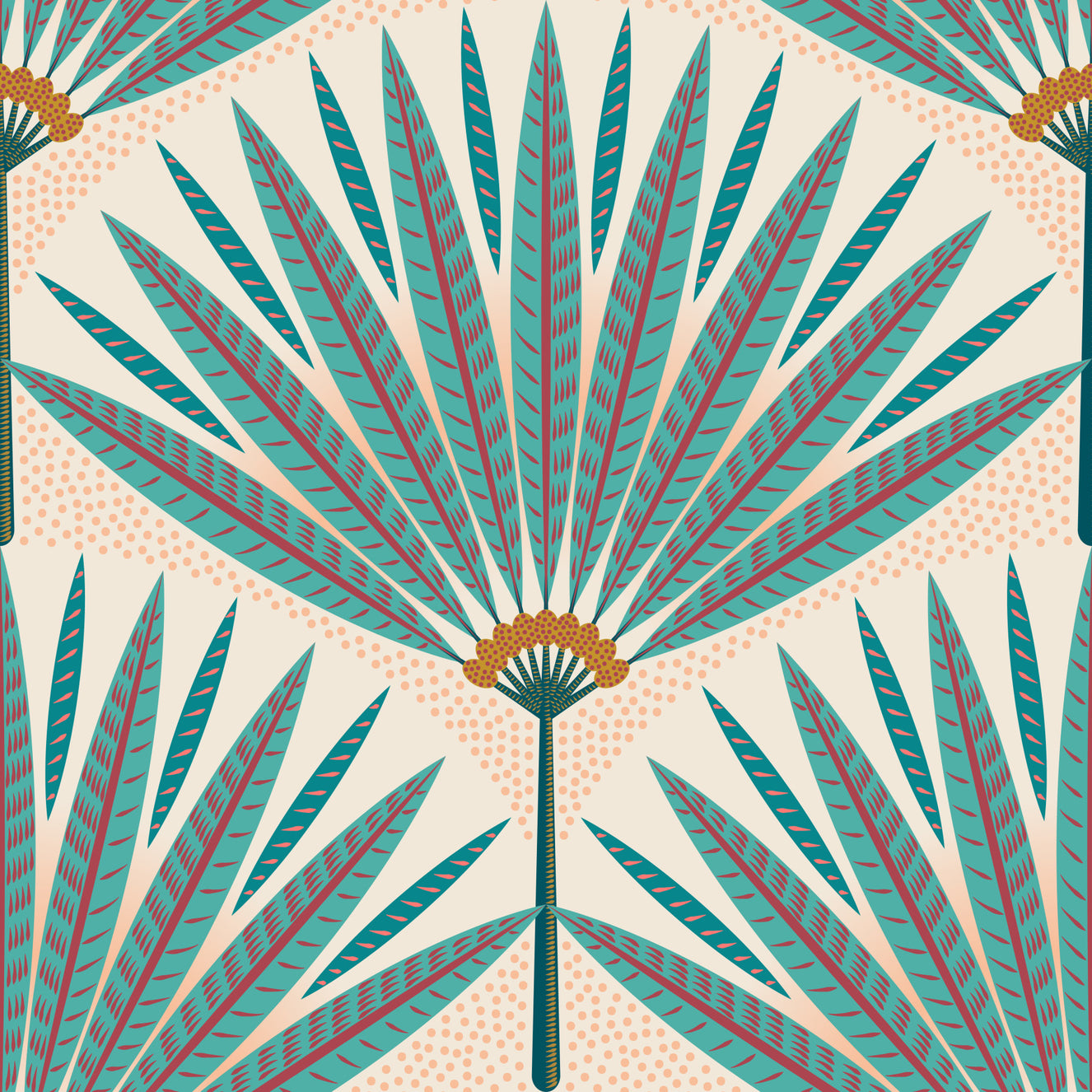 Tropical Teal Paradise