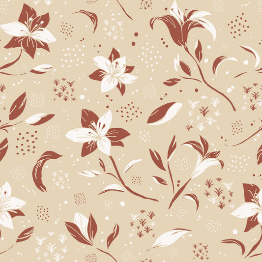 Cozy Cream Lilies