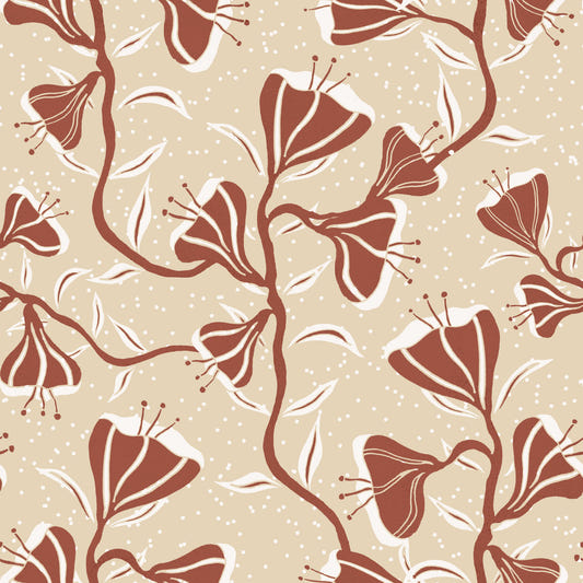 Cozy Cream Flower Vines