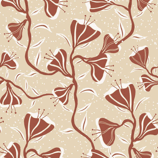 Cozy Cream Flower Vines