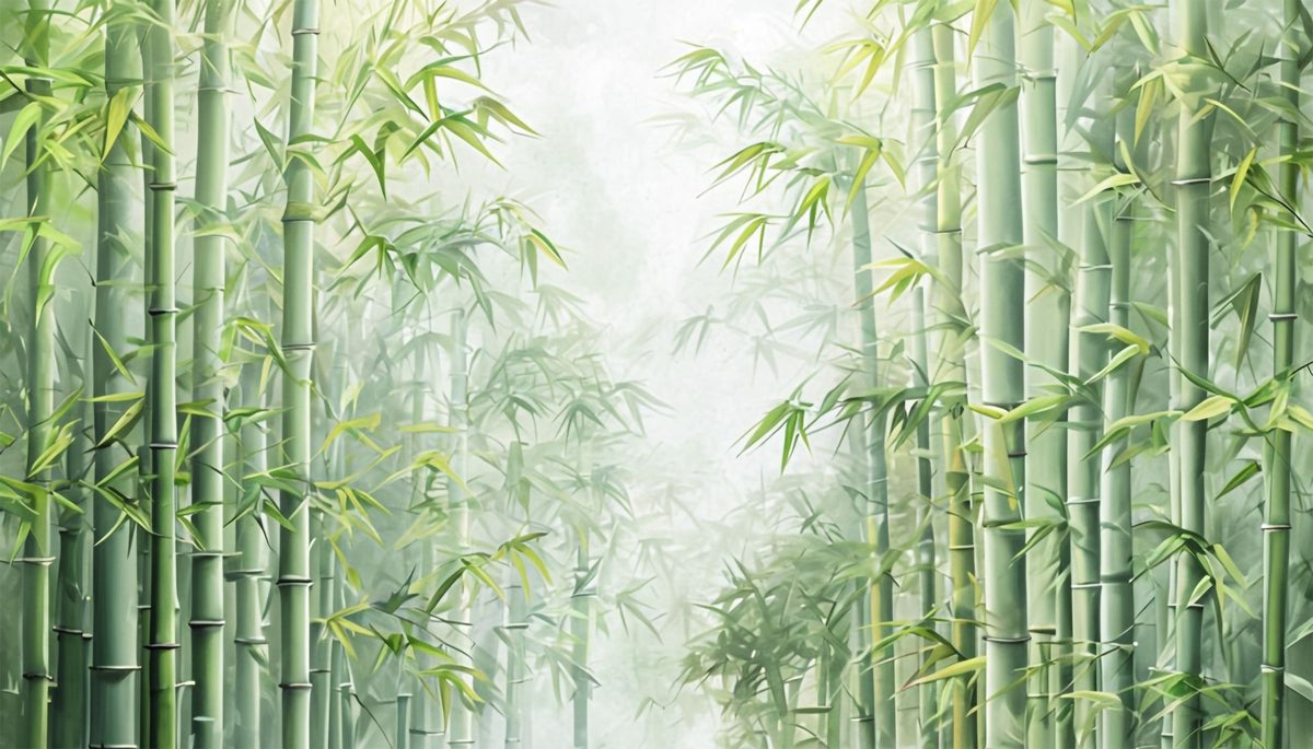 Serene Bamboo Grove in your room — zoomed