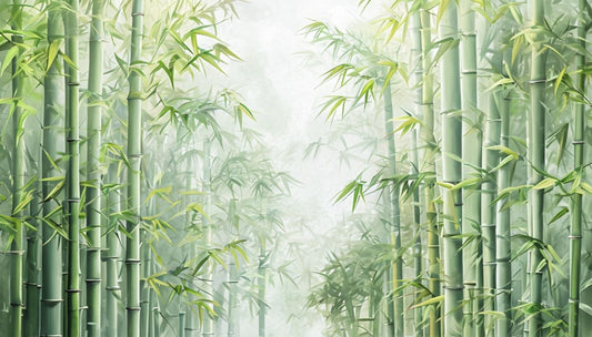Serene Bamboo Grove