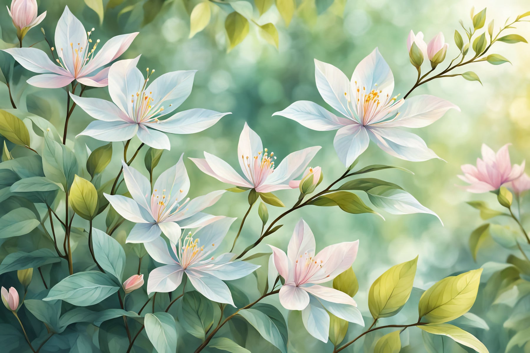 Whimsical White Blooms