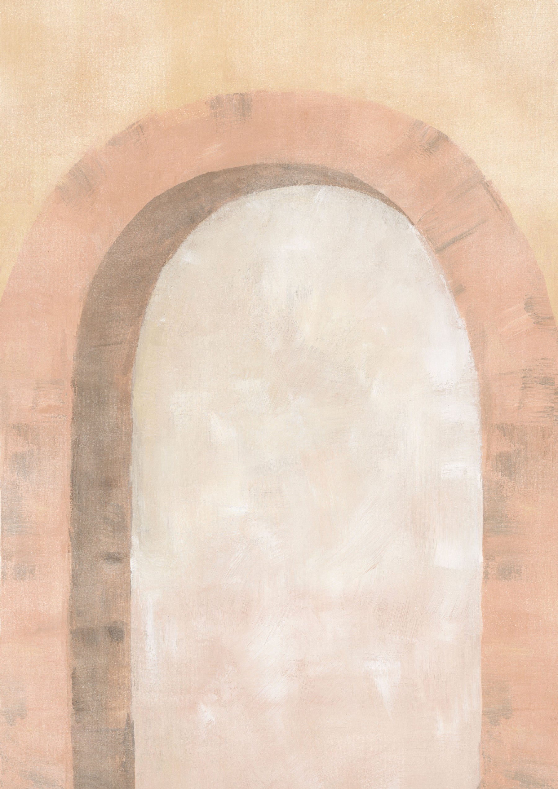Blush Archway Wallpaper