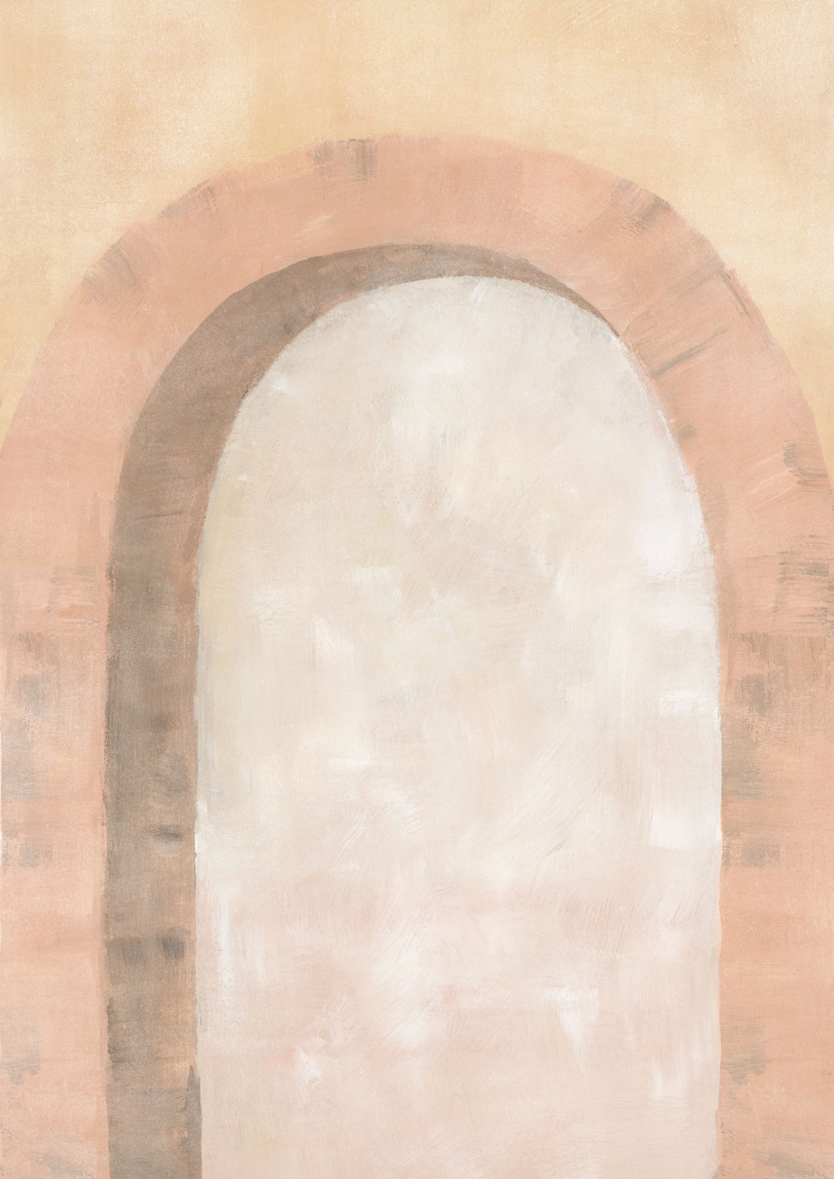 Blush Archway Wallpaper in your room — zoomed