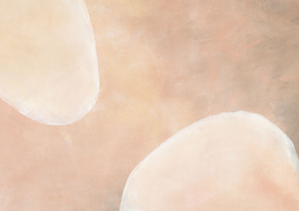 Neutral Mist Shapes Wallpaper in your room — zoomed