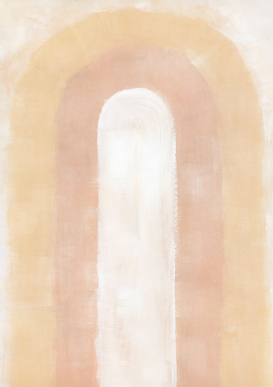 Golden Glow Arch Wallpaper