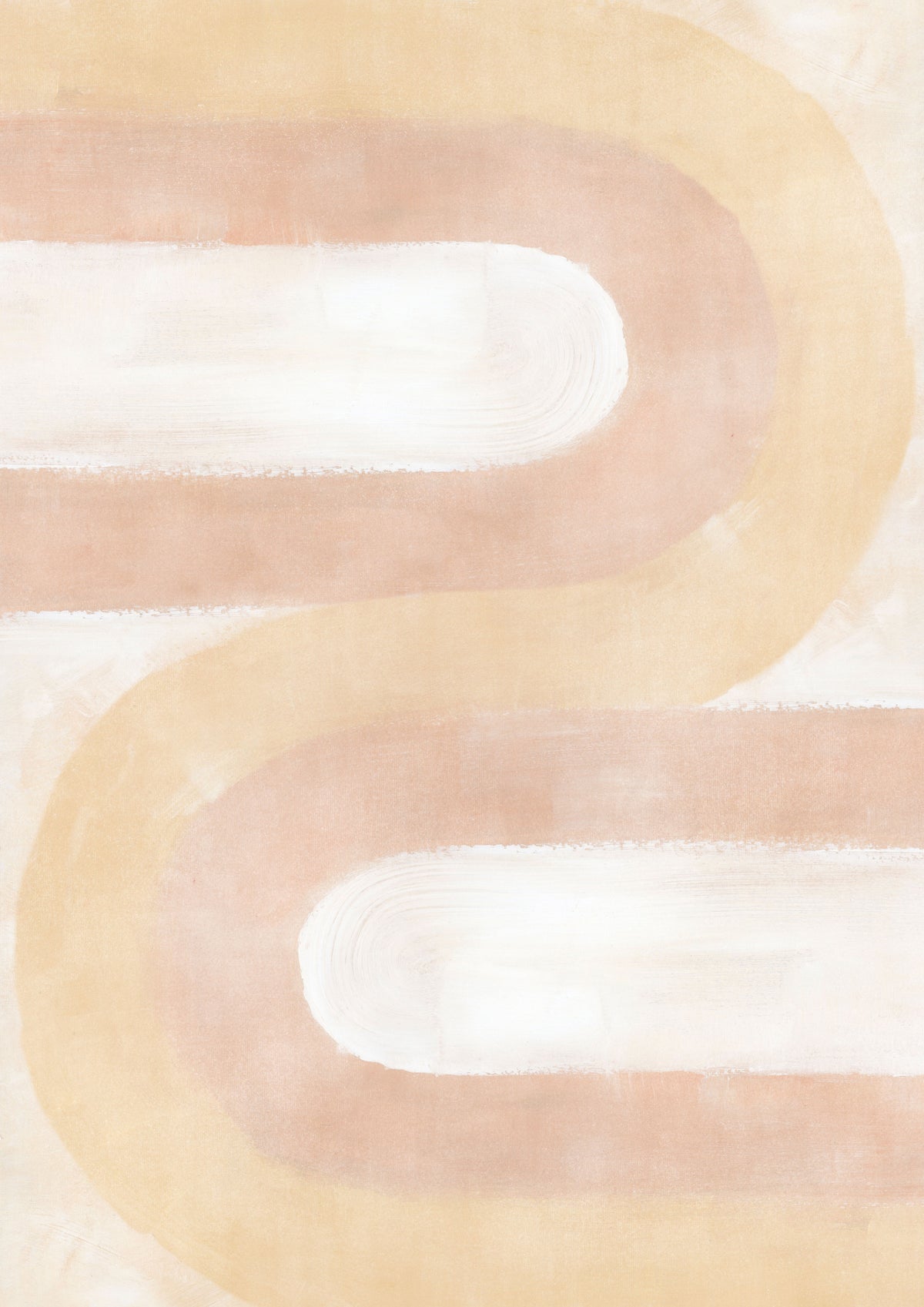 Blush Horizon Arch Wallpaper