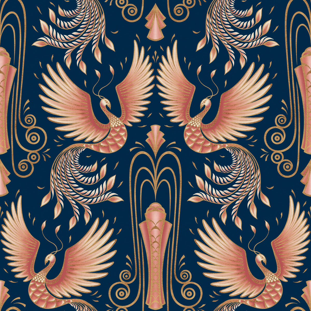 Eternal Flight of the Phoenix in your room — zoomed