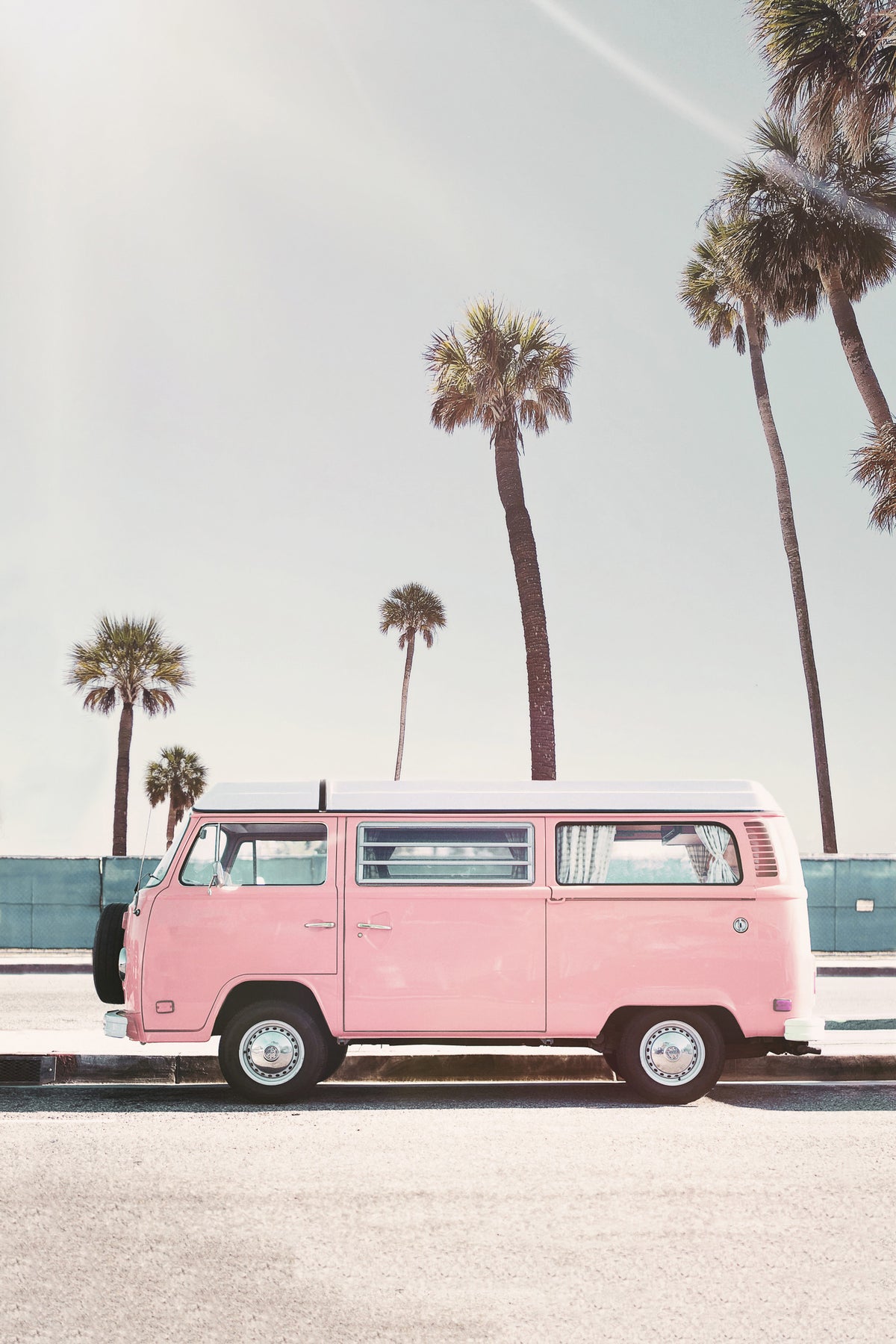 Pink Van in your room — zoomed