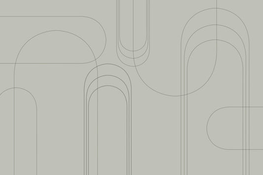 Minimalist Arches Evergreen  Wall Mural