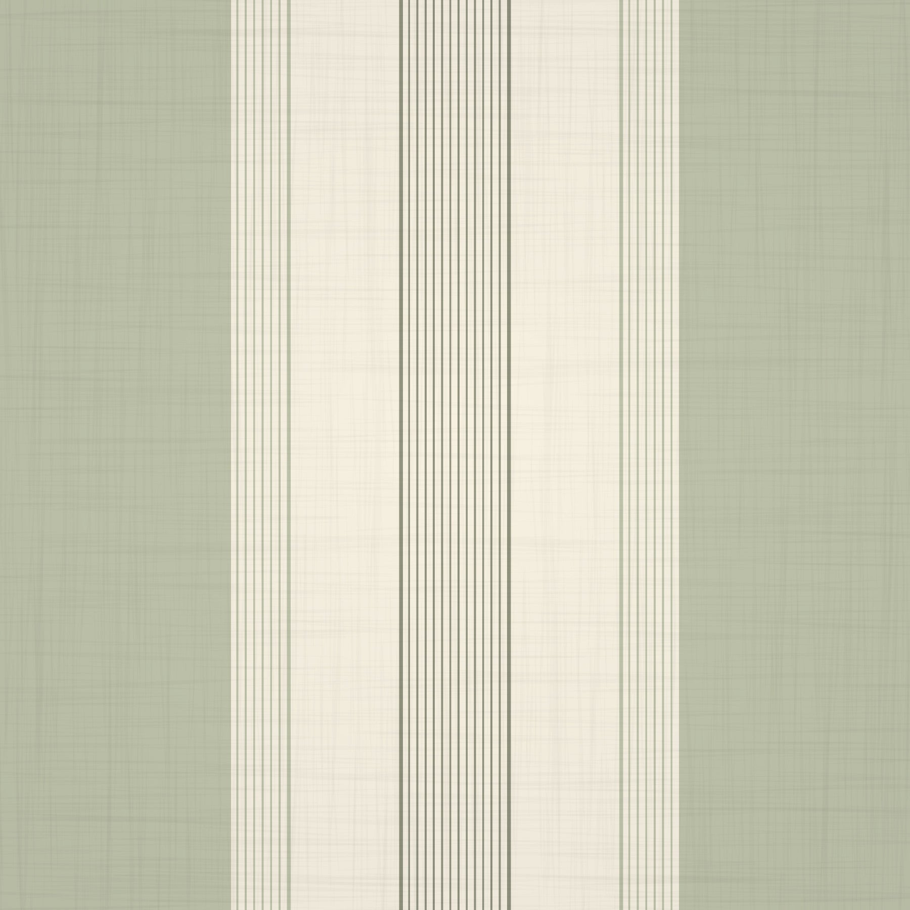 Classic Multiline Stripes Sage Green Wallpaper⁠
