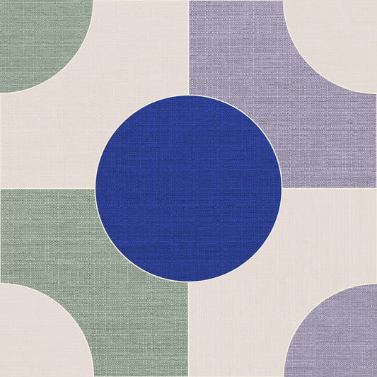 Blue Circle Canvas Wallpaper⁠