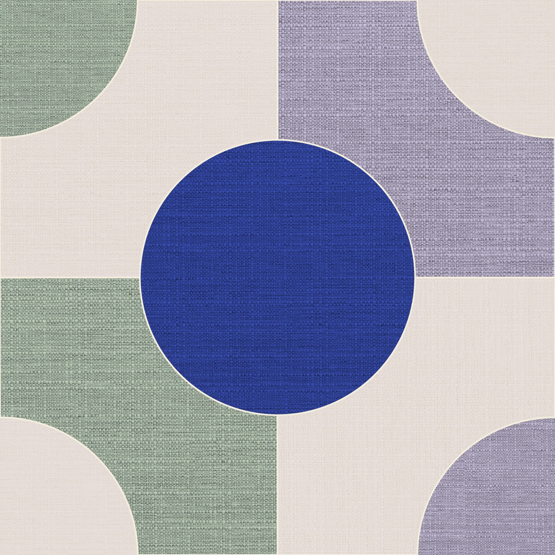 Blue Circle Canvas Wallpaper⁠