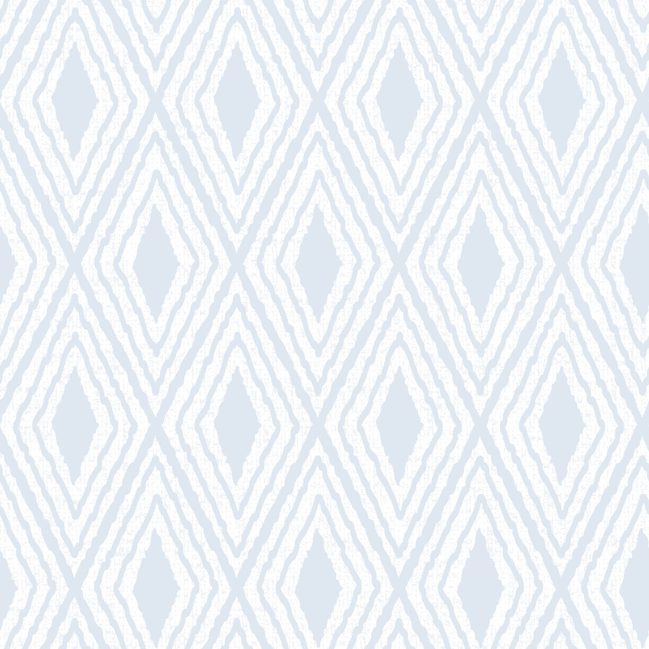 Harlequin Diamond Boho Azureish White Wallpaper⁠