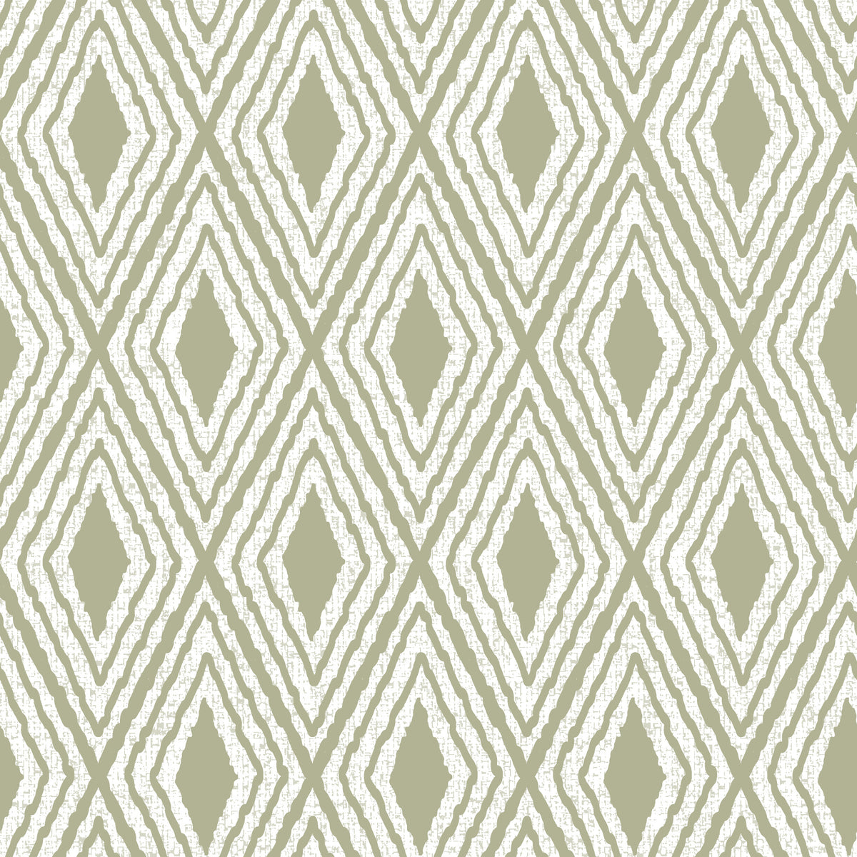 Harlequin Diamond Boho Muted Pastel Green Wallpaper⁠