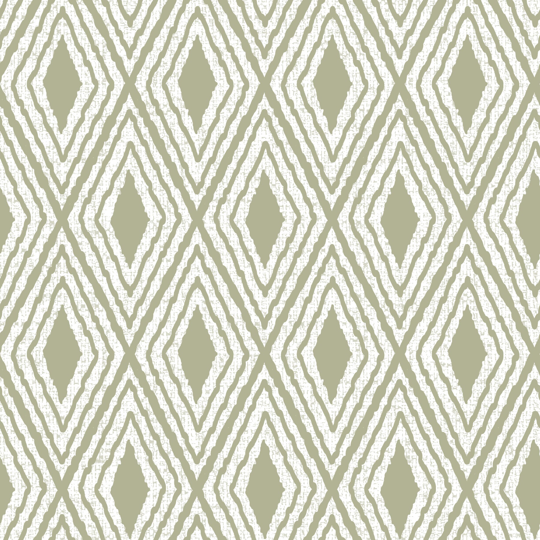 Harlequin Diamond Boho Muted Pastel Green Wallpaper⁠