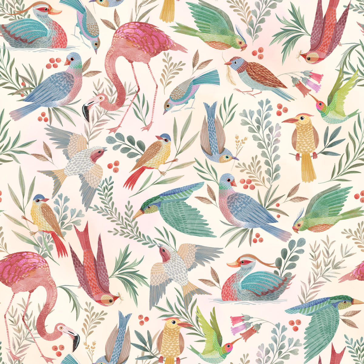 light Birdwatcher's Wallpaper⁠