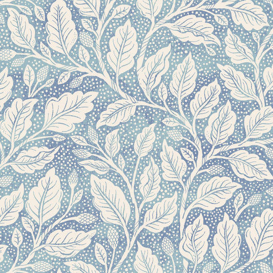 Blue Budding Branches Wallpaper⁠