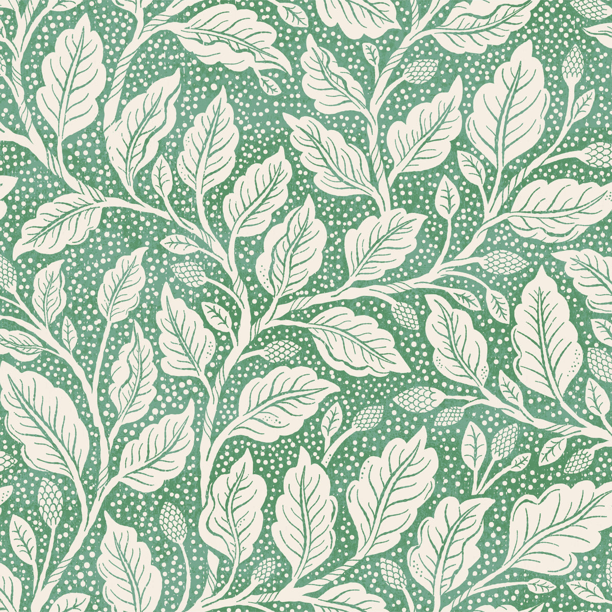 Green Budding Branches Wallpaper⁠ in your room — zoomed