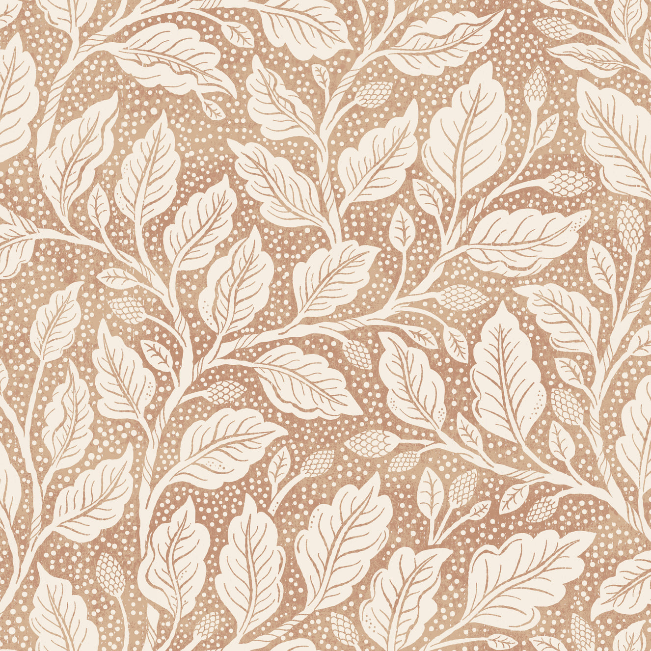 Brown Budding Branches Wallpaper⁠