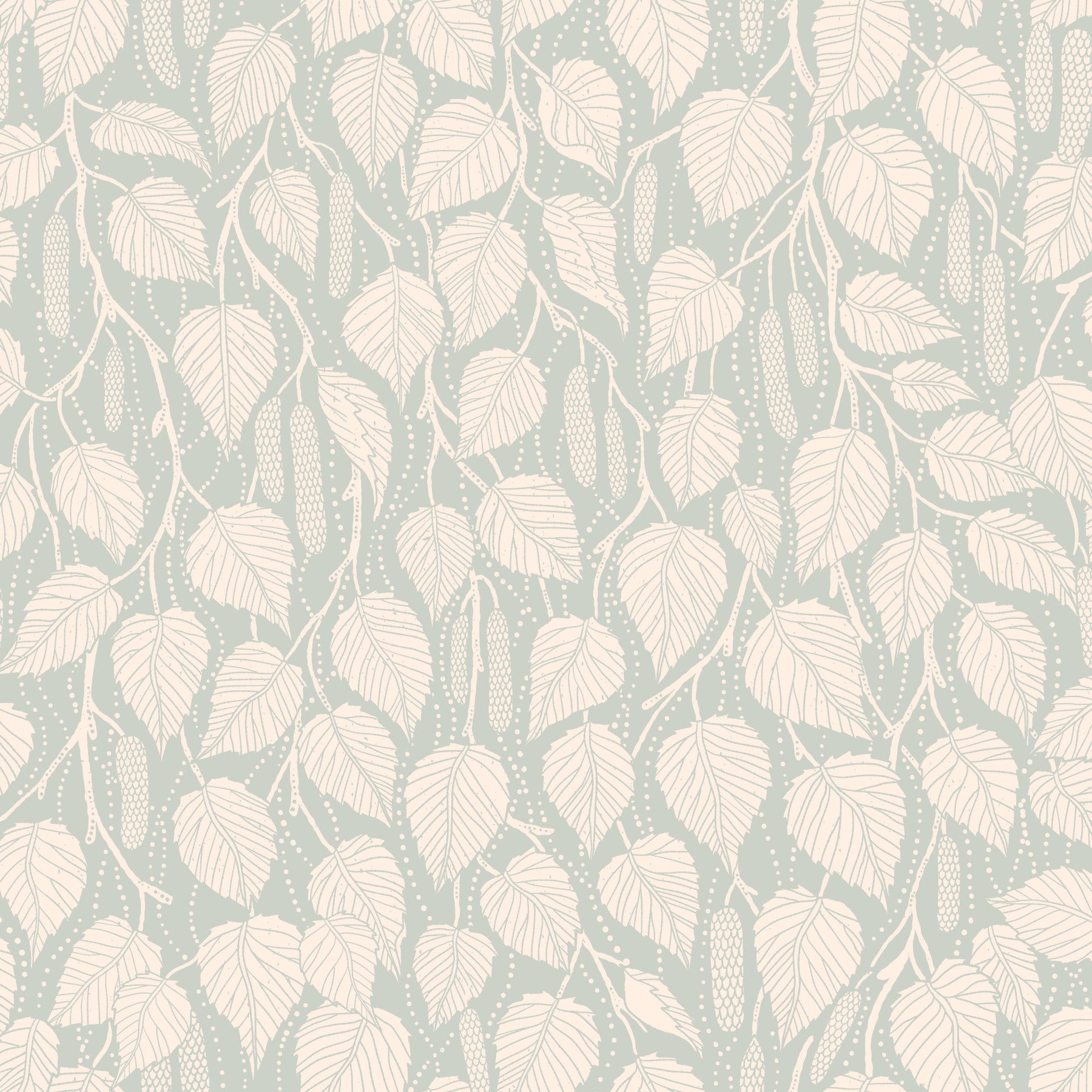 Dewy Birch Branches Wallpaper⁠