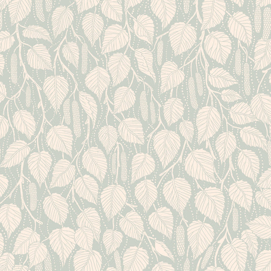 Dewy Birch Branches Wallpaper⁠