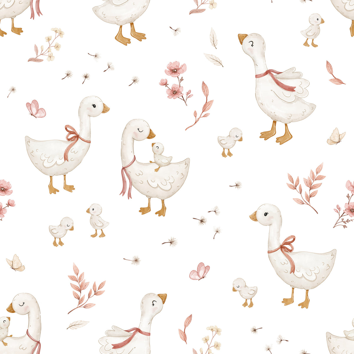 Petal Geese Wallpaper⁠