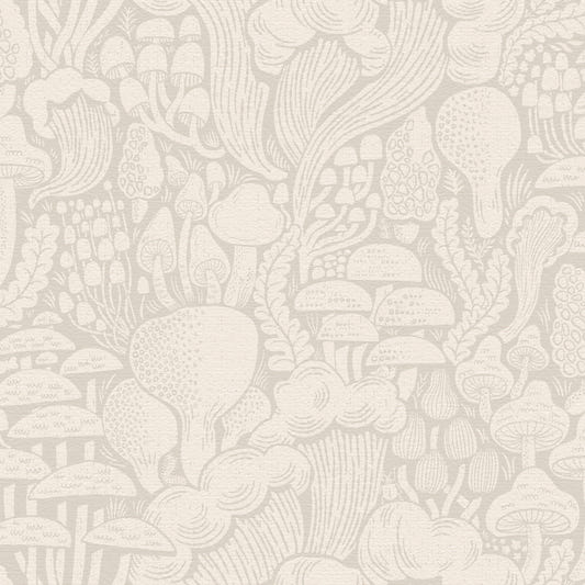 Sand Fungi Forest Silhouettes Wallpaper⁠