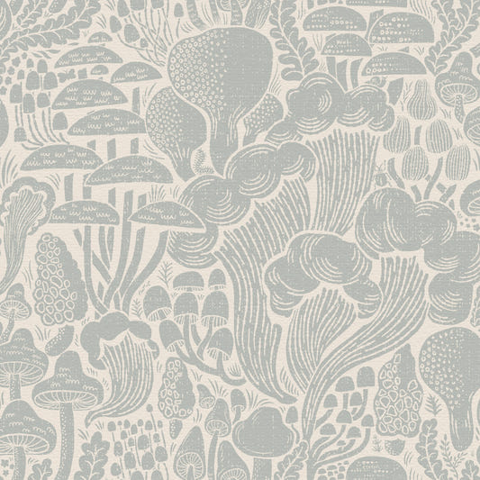 Sten Fungi Forest Silhouettes Wallpaper⁠