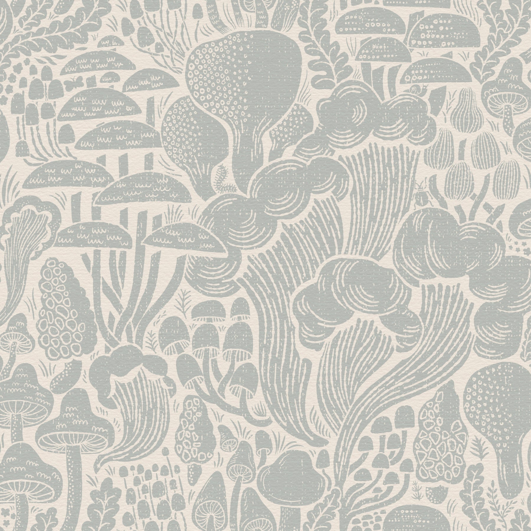 Sten Fungi Forest Silhouettes Wallpaper⁠
