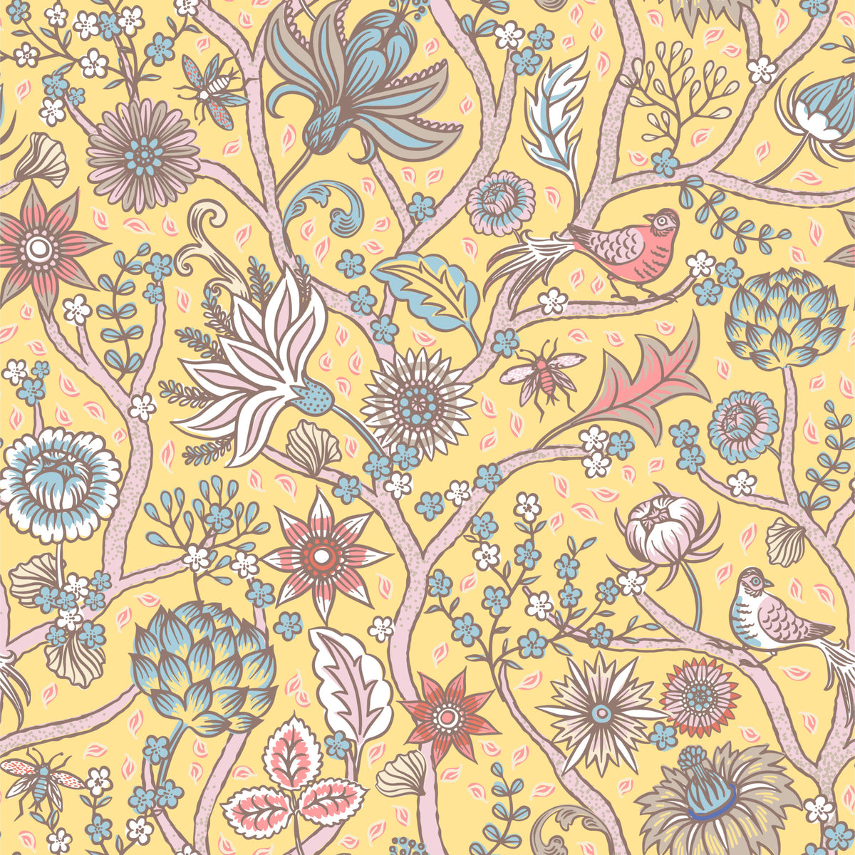 Green Tree of Life – Sunshine Bloom Wallpaper⁠