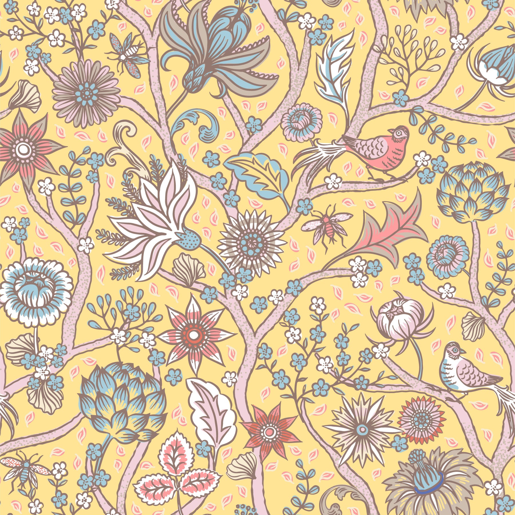 Green Tree of Life – Sunshine Bloom Wallpaper⁠