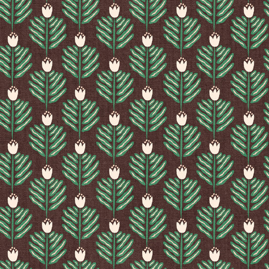 Green Chunky Plant Jewel Jungle Wallpaper⁠