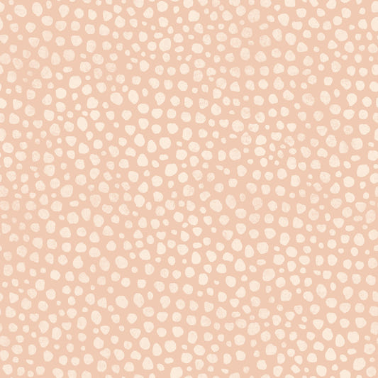 Blush Animal Print Dot Jewel Jungle Wallpaper⁠