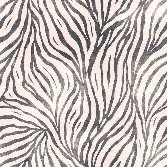 Black and White Boho Zebra  Wallpaper⁠