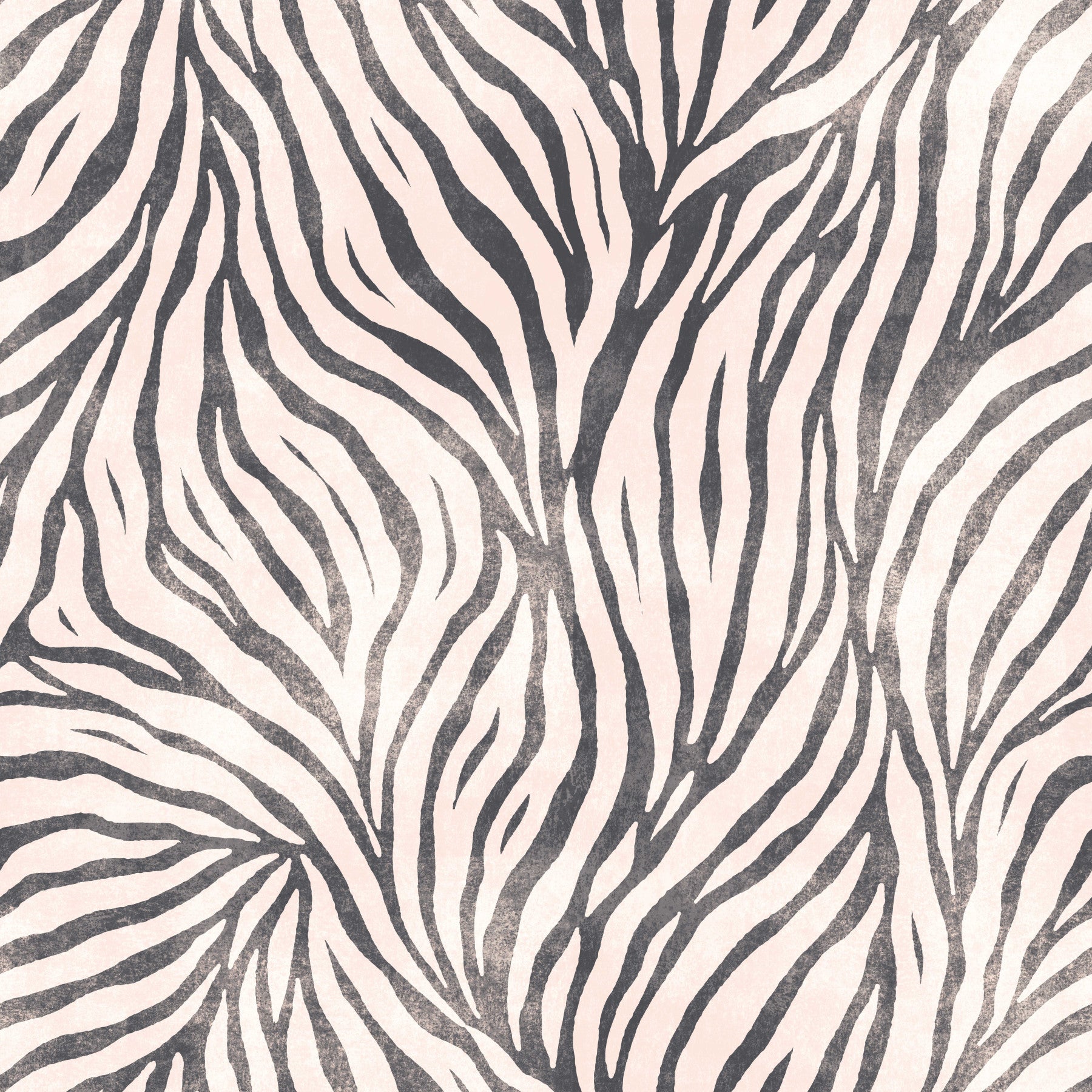 Black and White Boho Zebra  Wallpaper⁠ in your room — zoomed