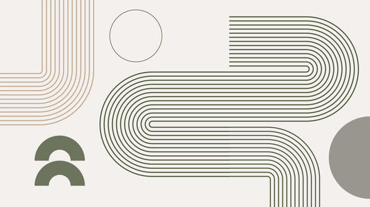 Minimalist Retro Flow Wall Mural