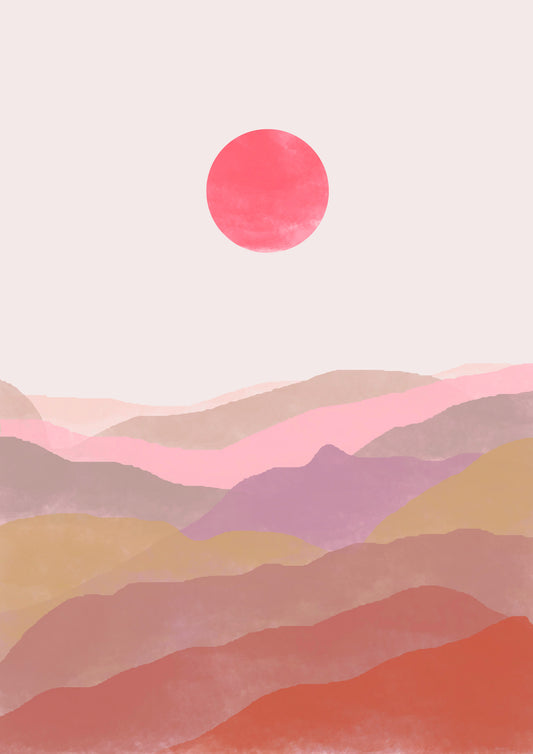 Terracotta Hills Wall Mural