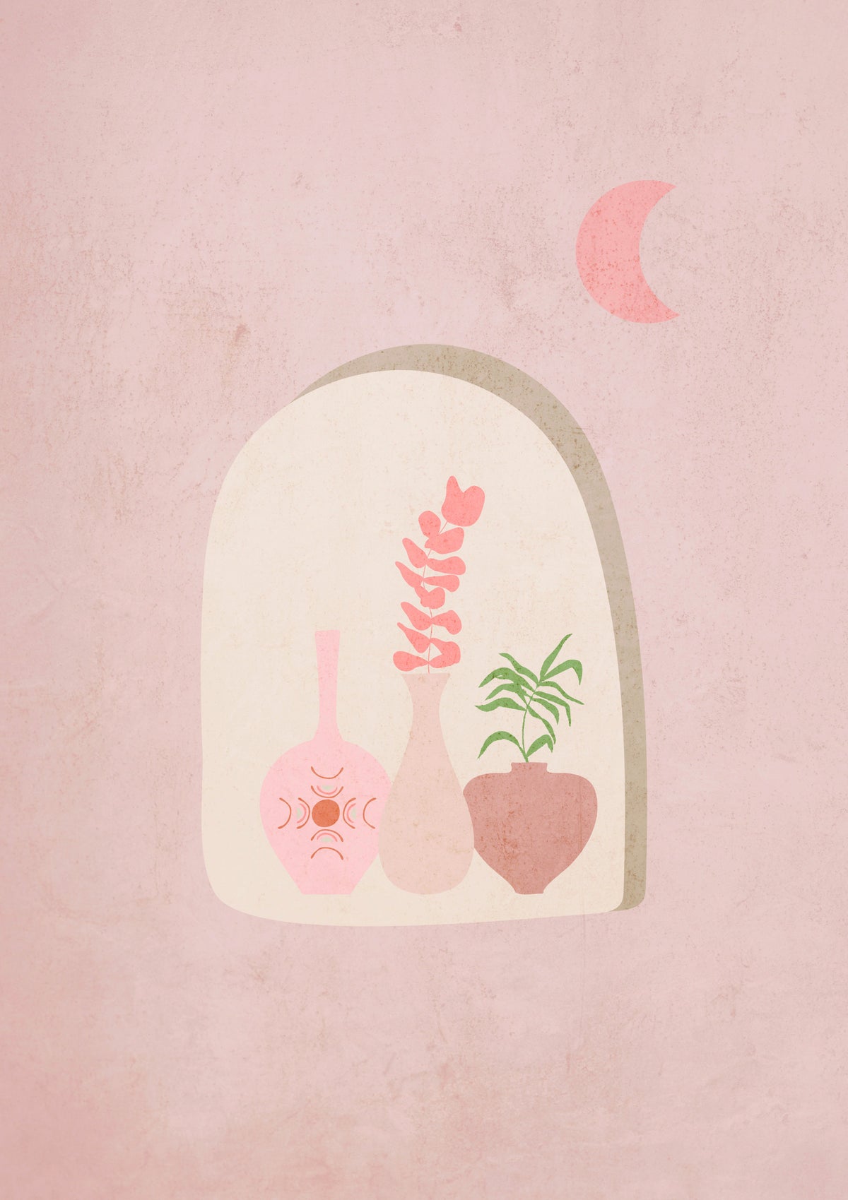 Bohemian Oasis Wall Mural in your room — zoomed