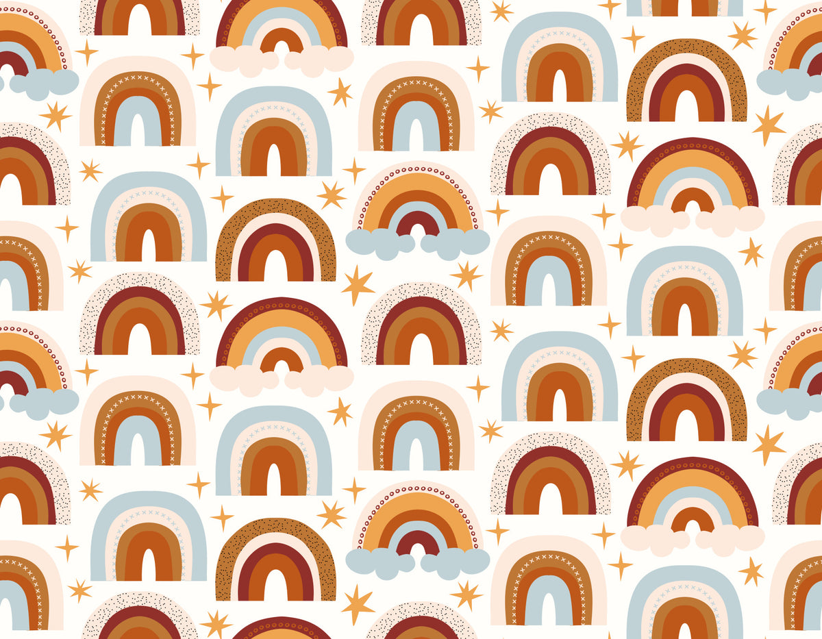 Happy Rainbow Hues Wallpaper⁠