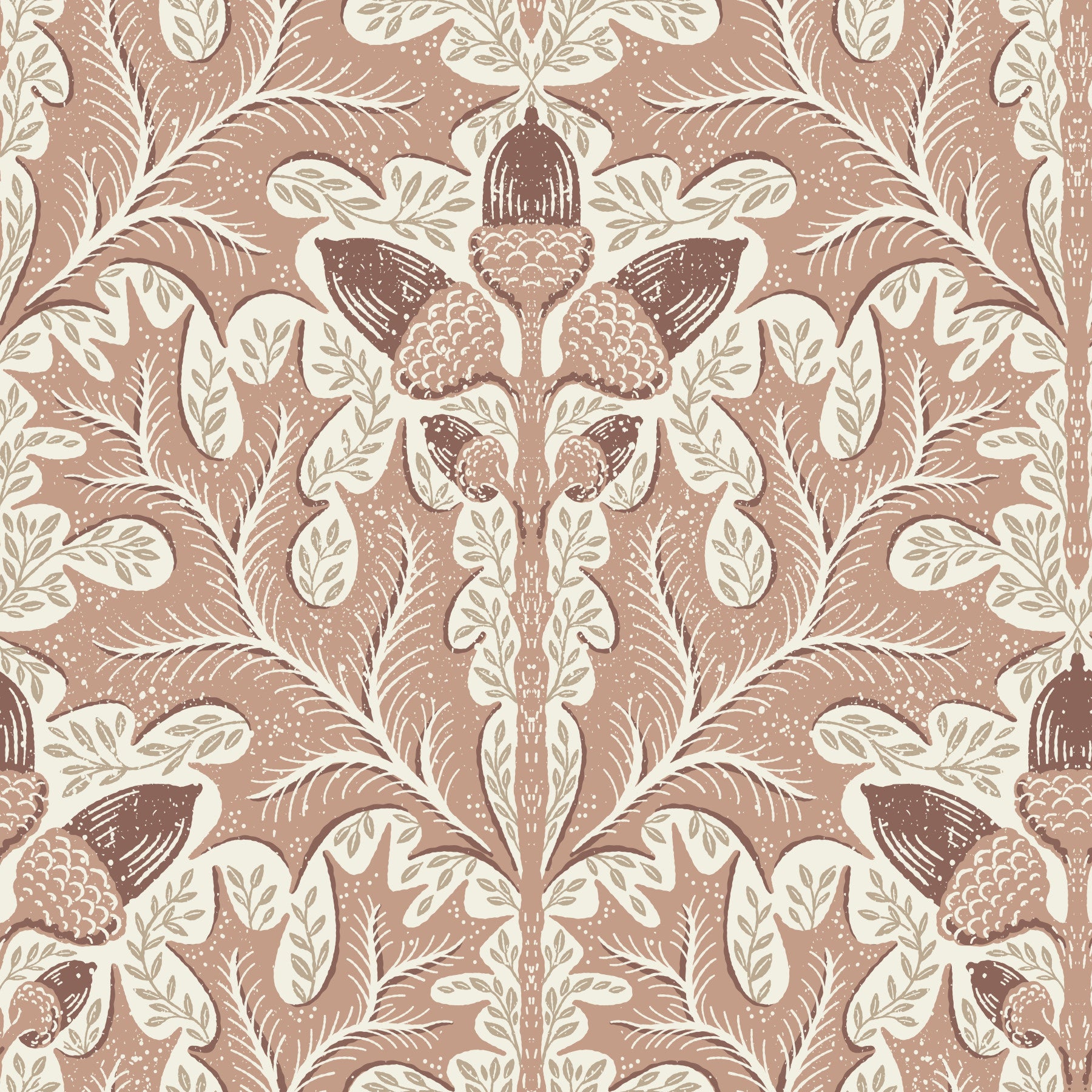 Red Oak Damask-05 Wallpaper⁠