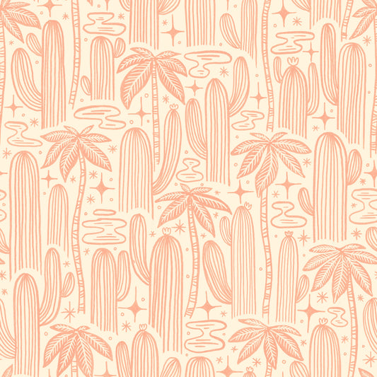 Saguaro Starlight Offwhite Wallpaper⁠